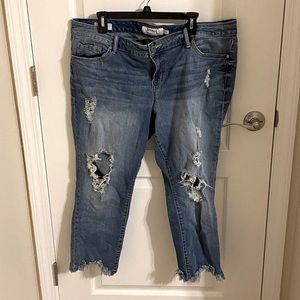 Distressed Torrid Skinny Jeans